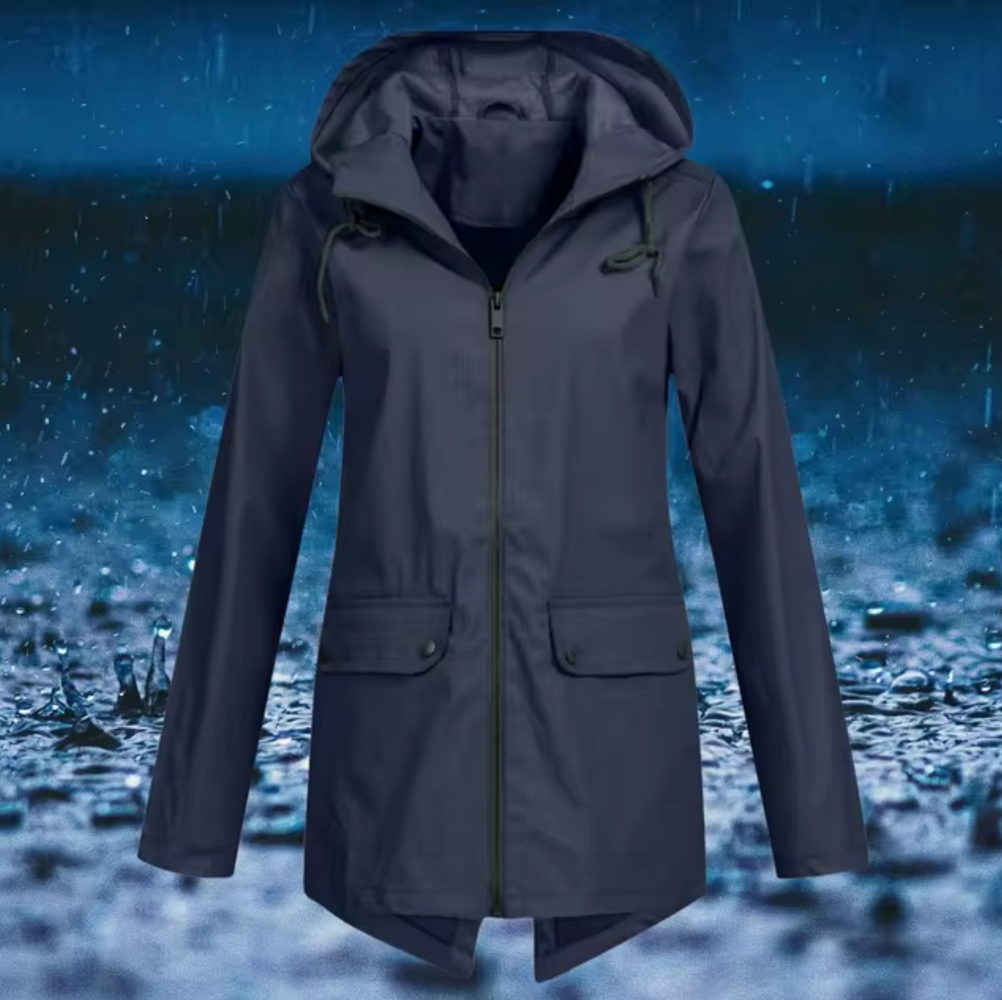 Cara | Imperméable coupe-vent avec capuche