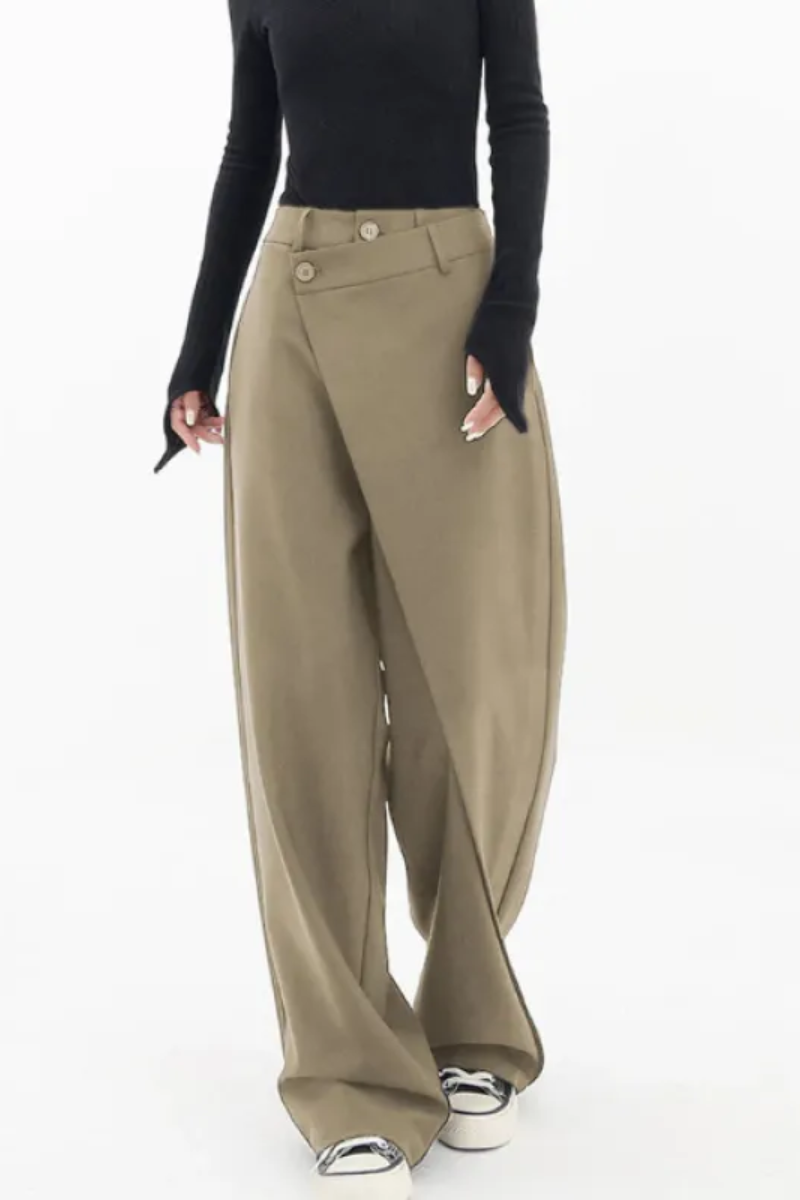 Zara | Pantalon large irrégulier pour femme