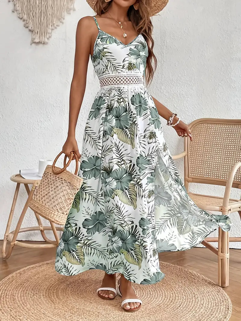 Robe d'été avec imprimé floral