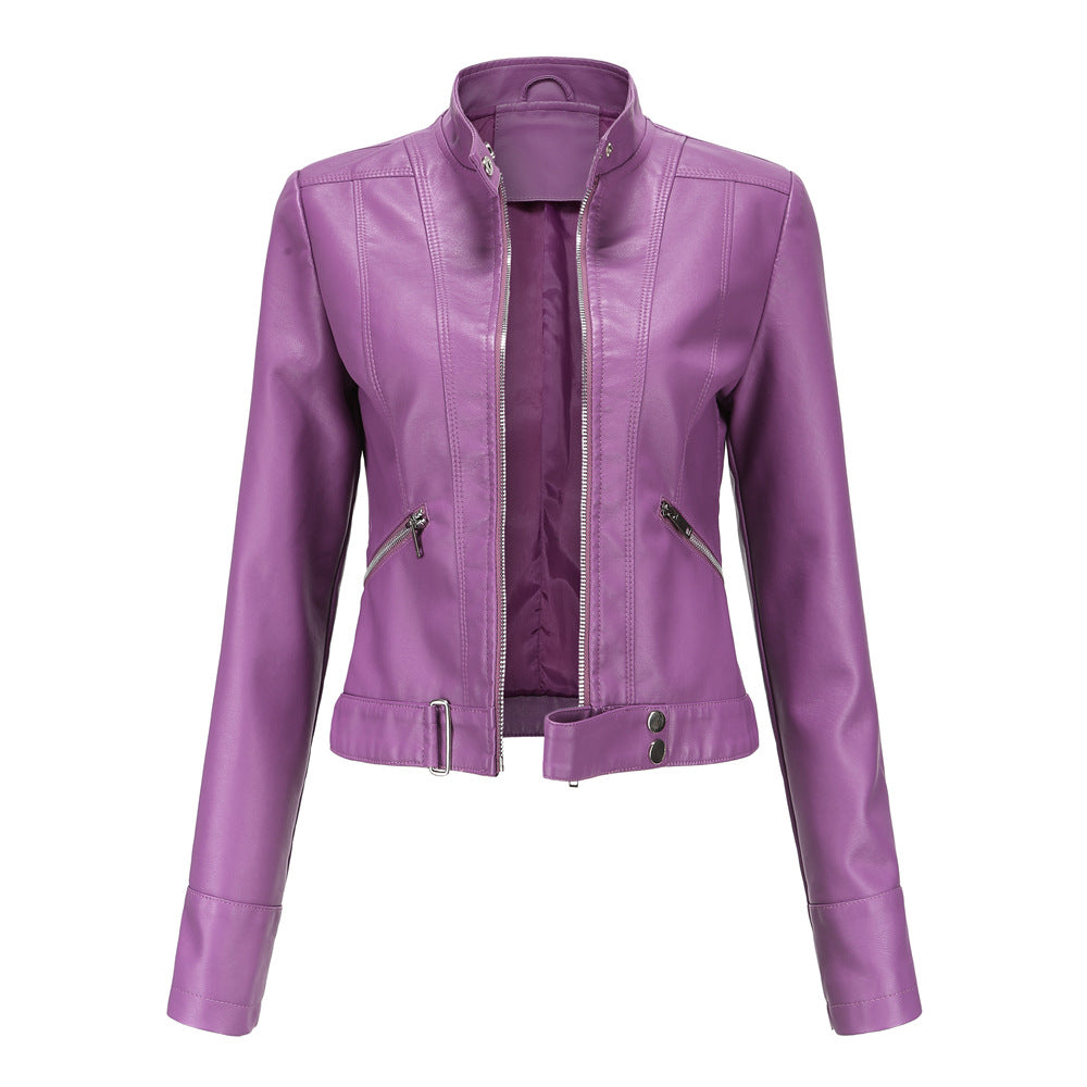 Veste en cuir stylée pour femmes - Grizel
