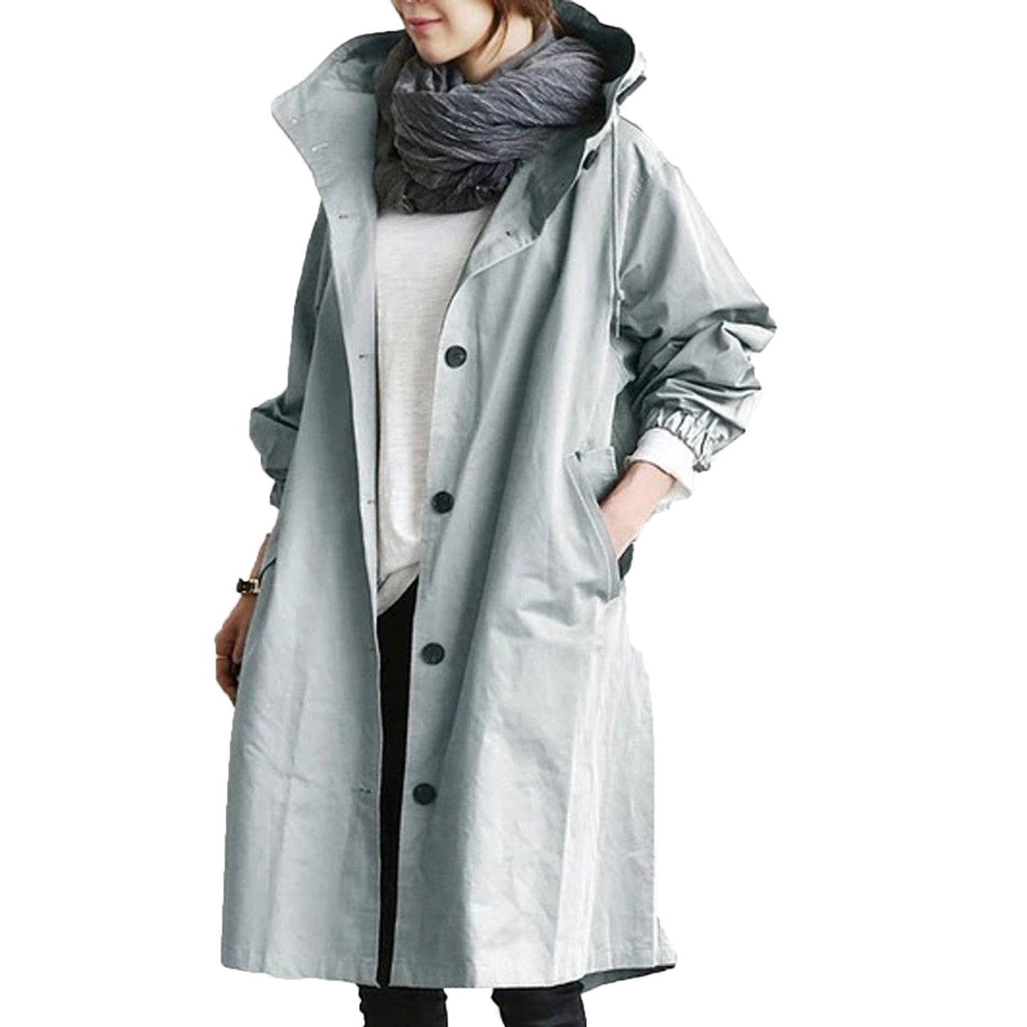Adalee - Long mackintosh imperméable pour dames