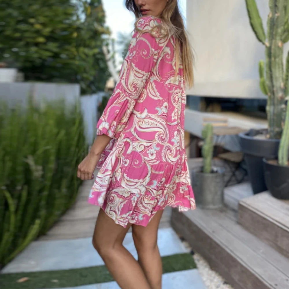 Alix - Robe élégante de style bohème