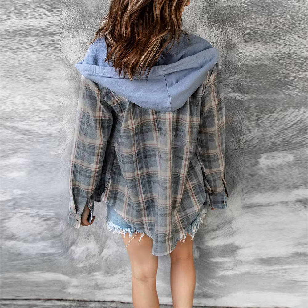 Anja - Veste chemise ample décontractée