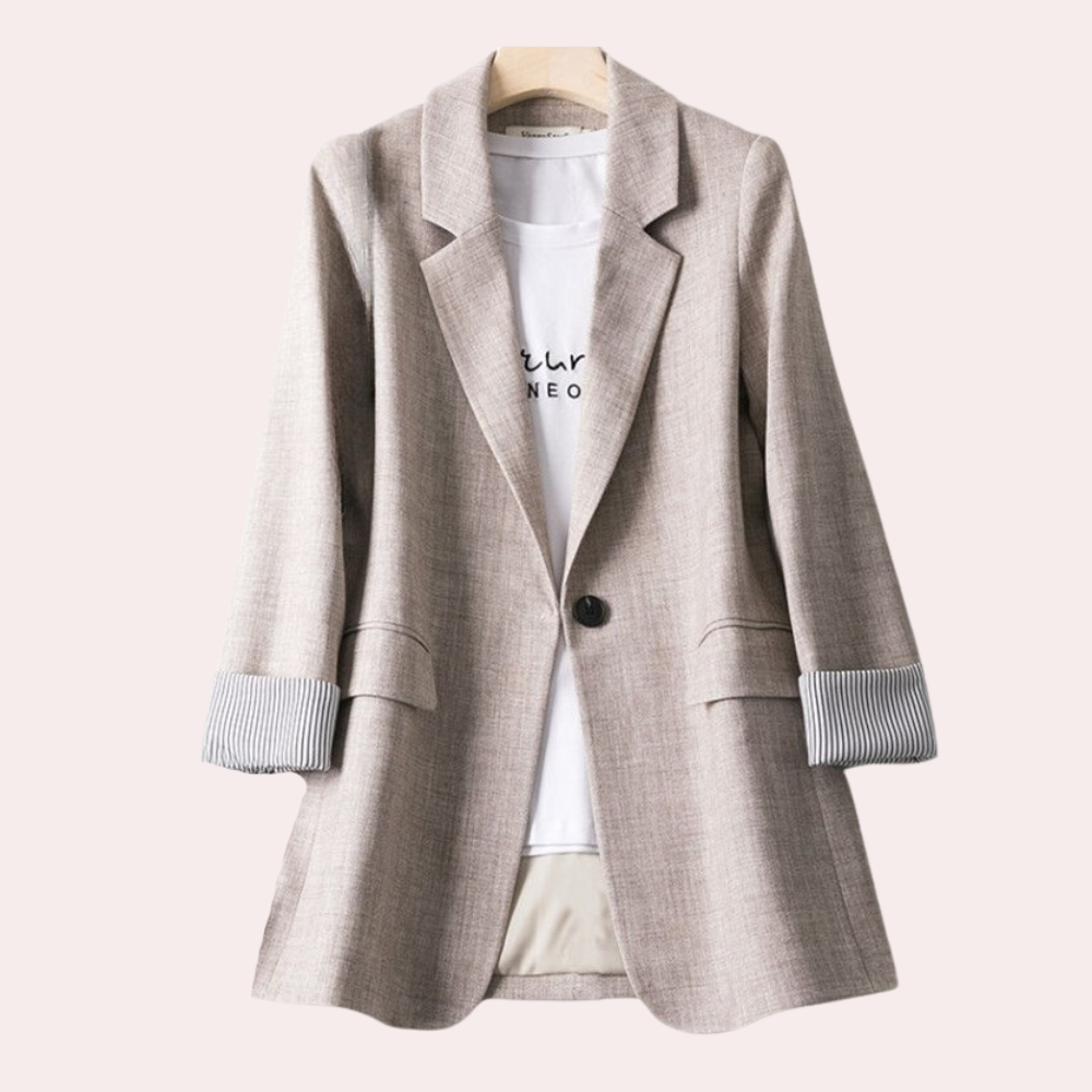 Lanie | Blazer Femme Chic et Décontracté Élégant et Confortable