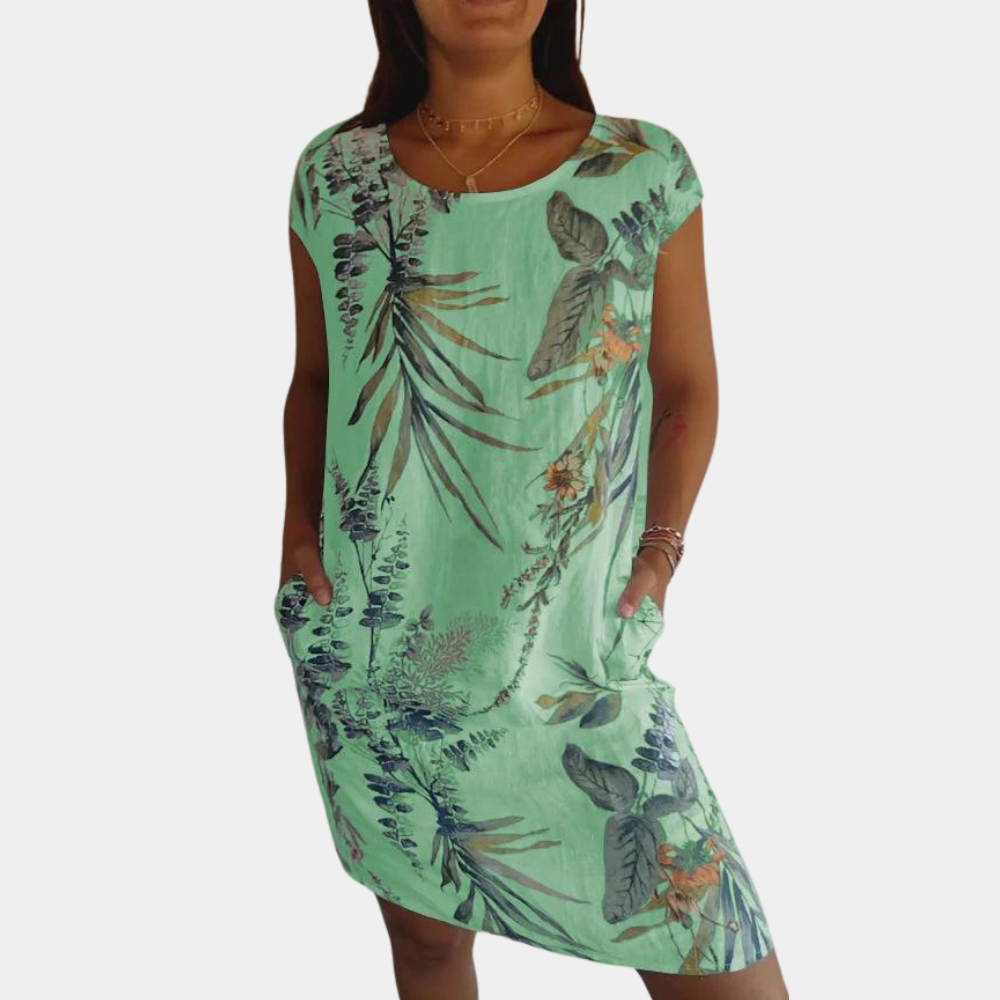 Annelinne - Robe d'été confortable pour femmes