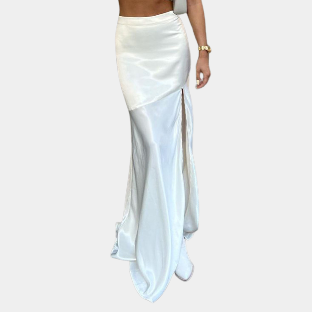 Jupe longue élégante pour femmes avec fente