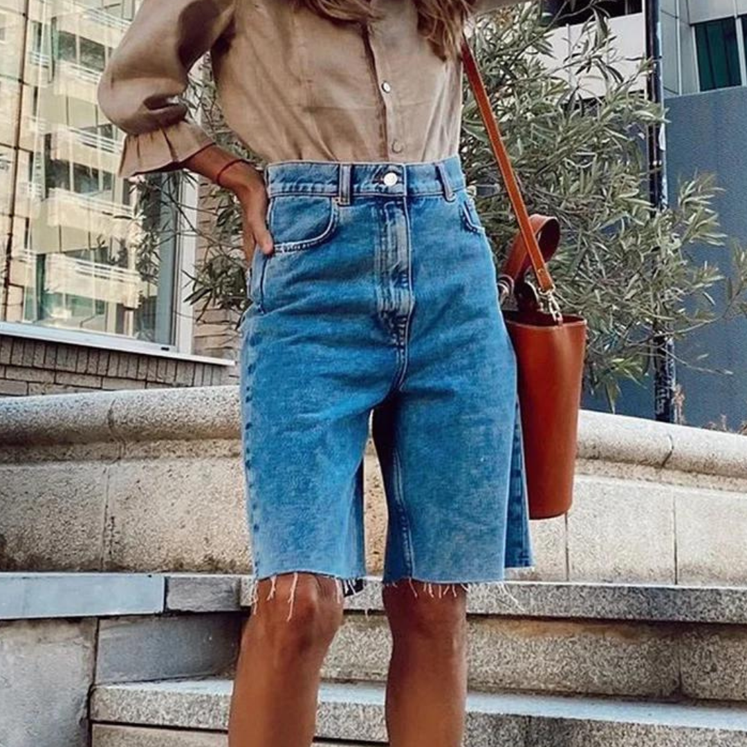 Dora - Short taille haute pour femmes décontractées