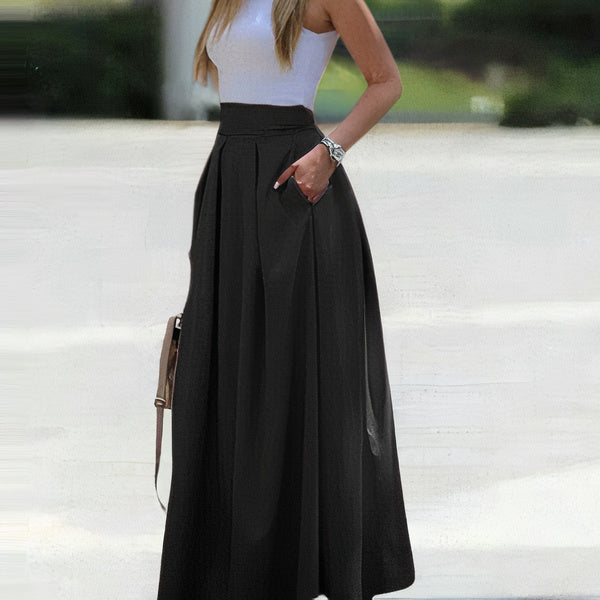 Jupe plissée à taille haute - Chita