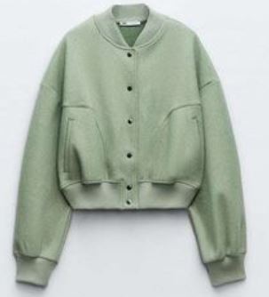 Veste Olympe | Blouson bombardier pour femme en tissu matelassé doux