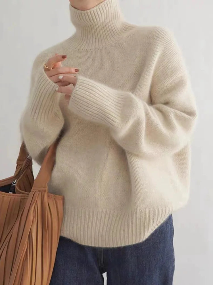 Irina | Pull à col roulé en laine