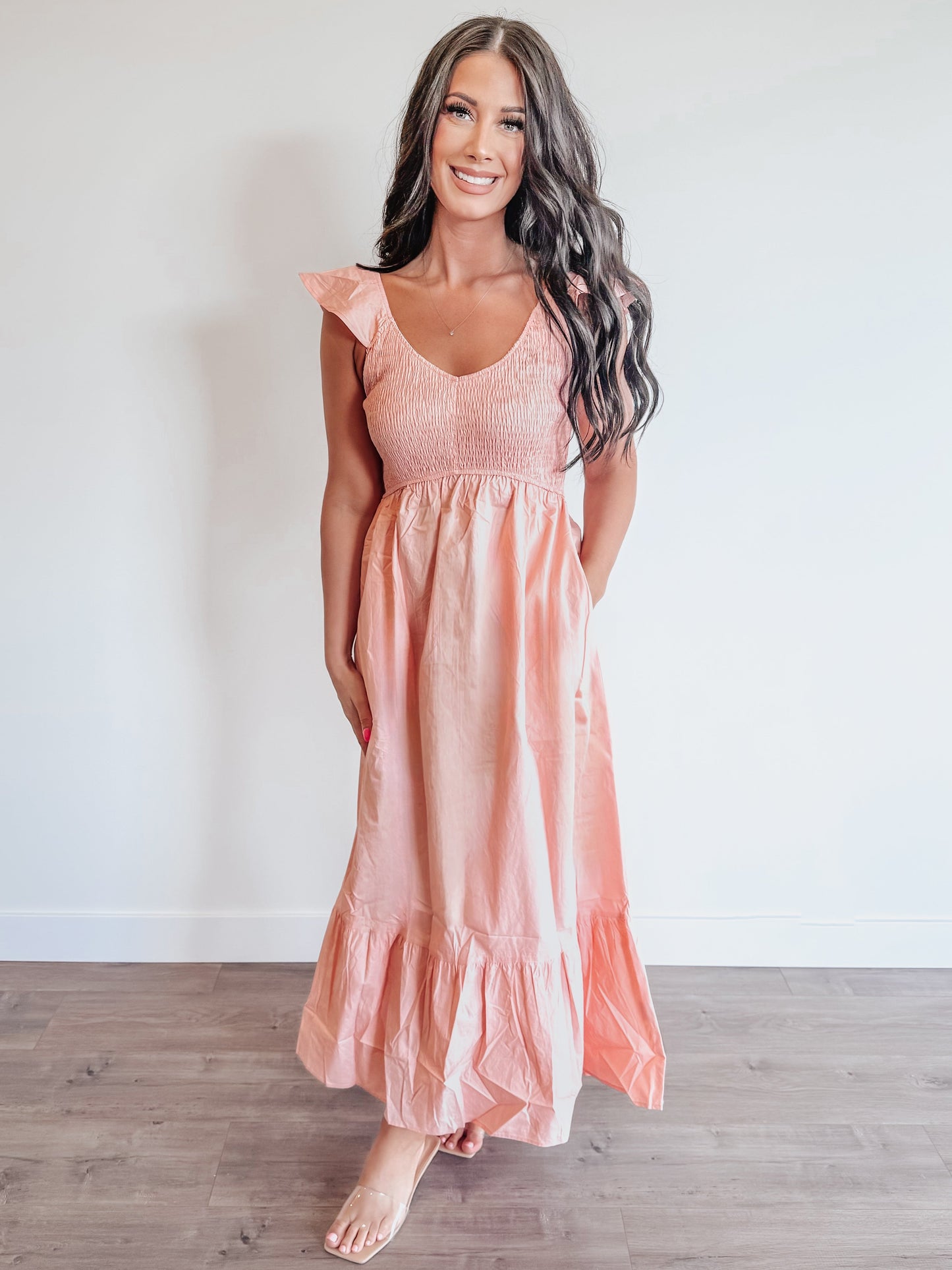 Robe à breloques en ébène