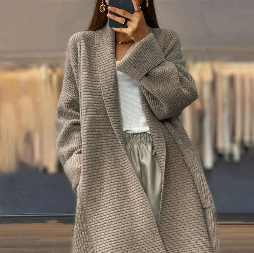 Euphemia | Cardigan long femme | Chaud
