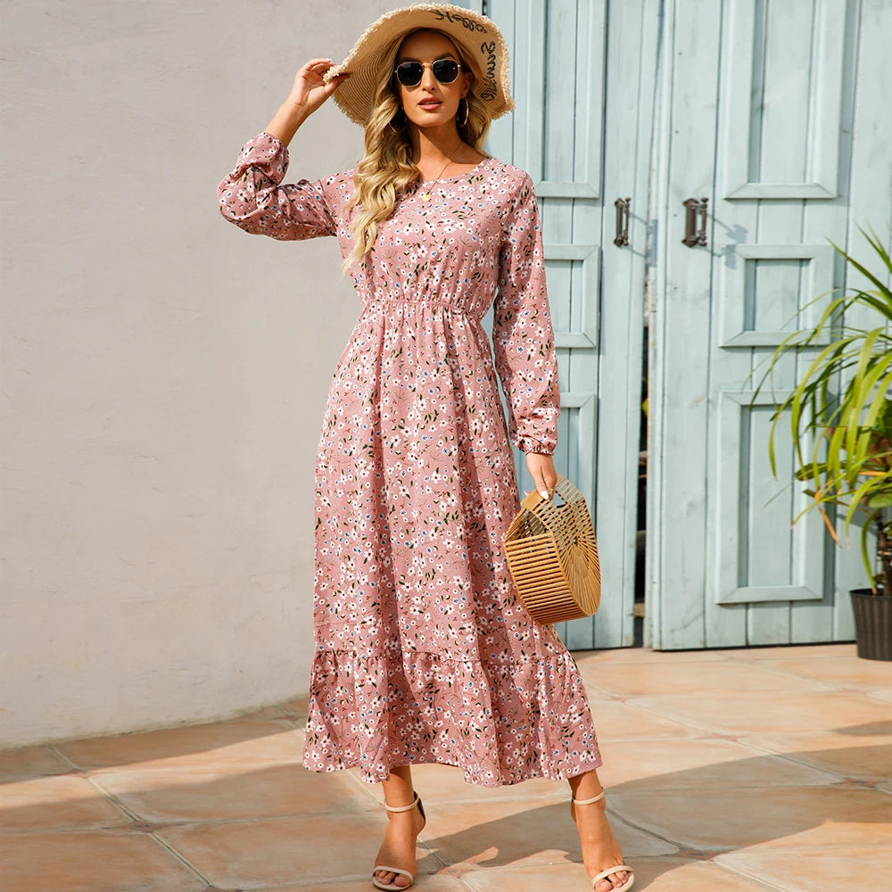 Daria - Élégante robe en mousseline de soie