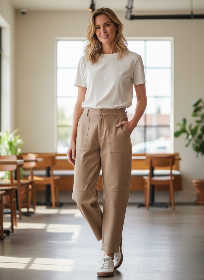 Dori | Jeans Femme Coupe Large Décontracté Chic et Confortable