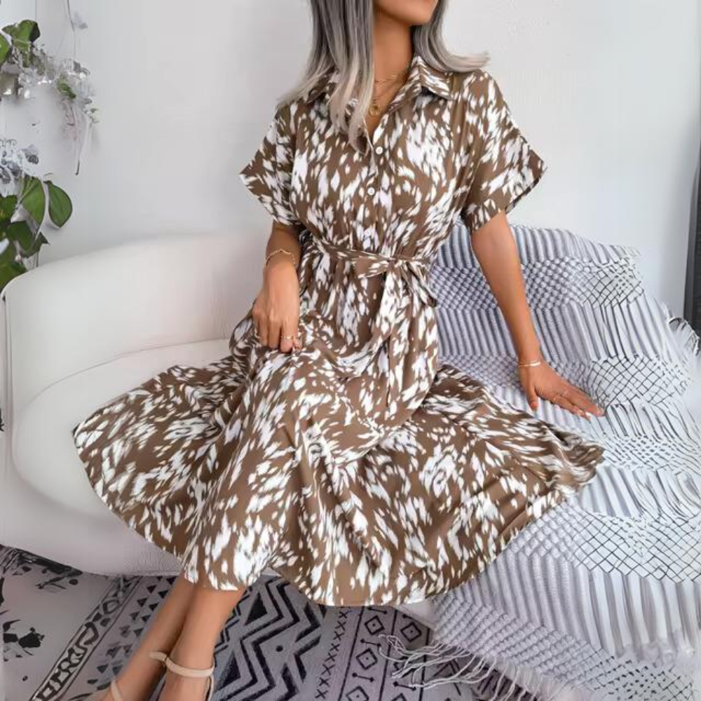 Eleanora - Robes décontractées Leopard Chic