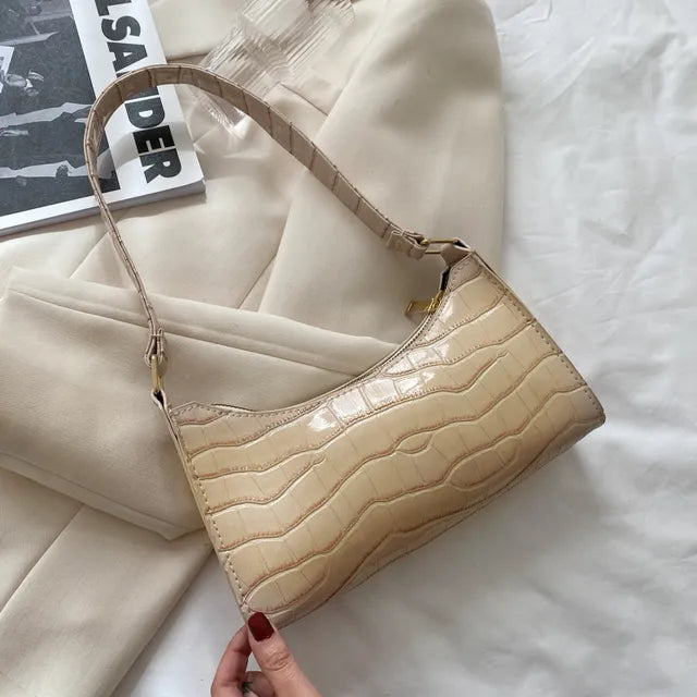 Mallie - Sac à bandoulière pour dames en cuir rétro