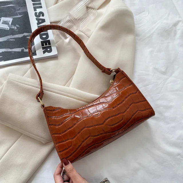 Mallie - Sac à bandoulière pour dames en cuir rétro