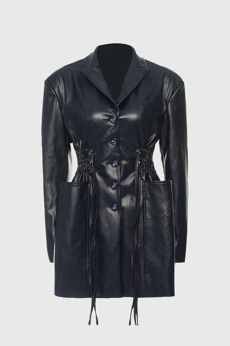 Amelia - veste longue avec poches