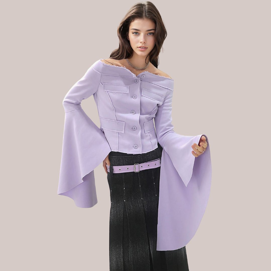 Vale - Haut élégant avec détail corset