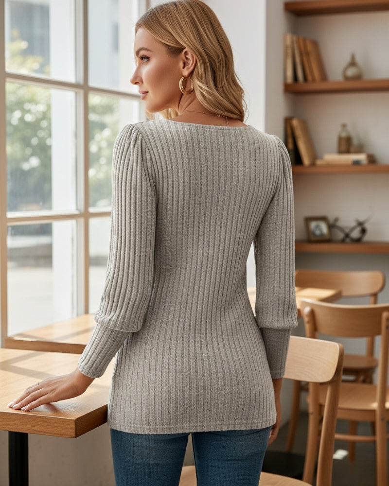 Flora | Haut Femme en Tricot Élégant Chic et Confortable