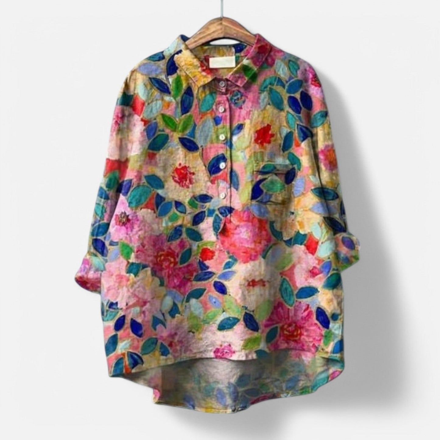 Javo™ | Blouse Florale Élégante avec une Touche de Grâce