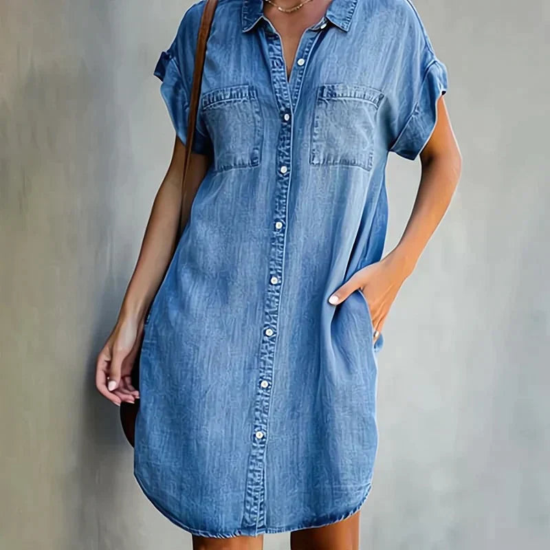 Robe en jean décontractée