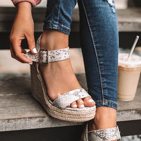Sandales à semelles compensées Flo - Pour un look d'été branché