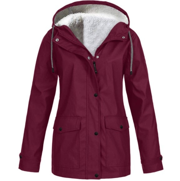 Veste Jeanne Outdoor | Imperméable, coupe-vent et doublée souple
