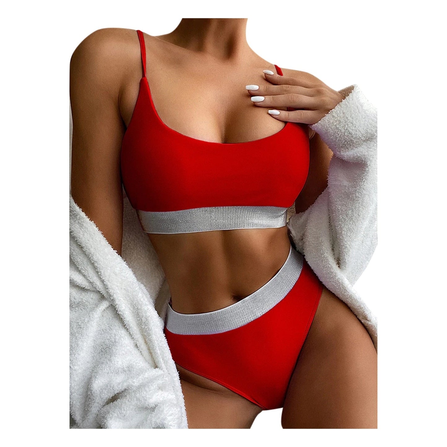 AquaLivv - Bikini taille haute