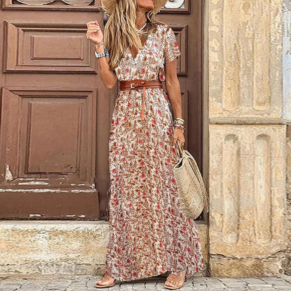 Robe avec motif paisley