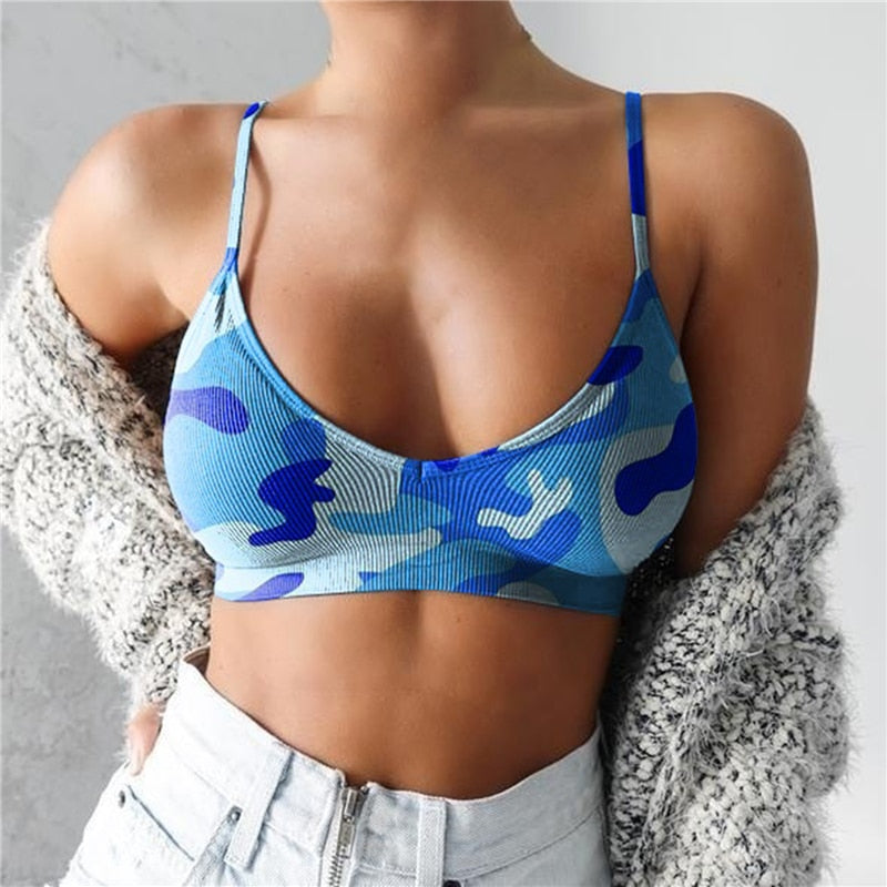 Coco Camouflage Crop Top | Un top féminin cool et estival