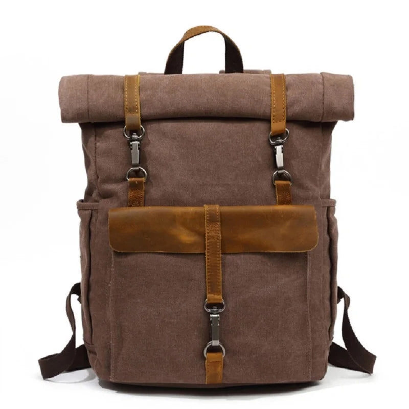 Benjamin | Grand sac à dos de voyage en toile pour ordinateur portable