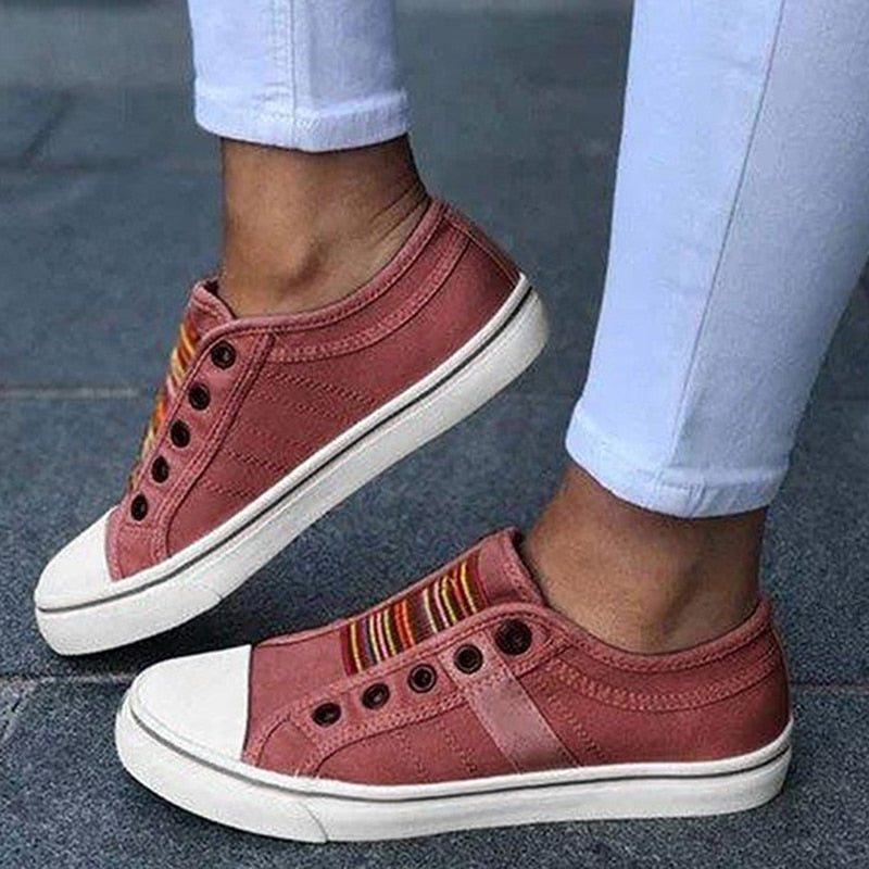 Chaussures légères et confortables en toile