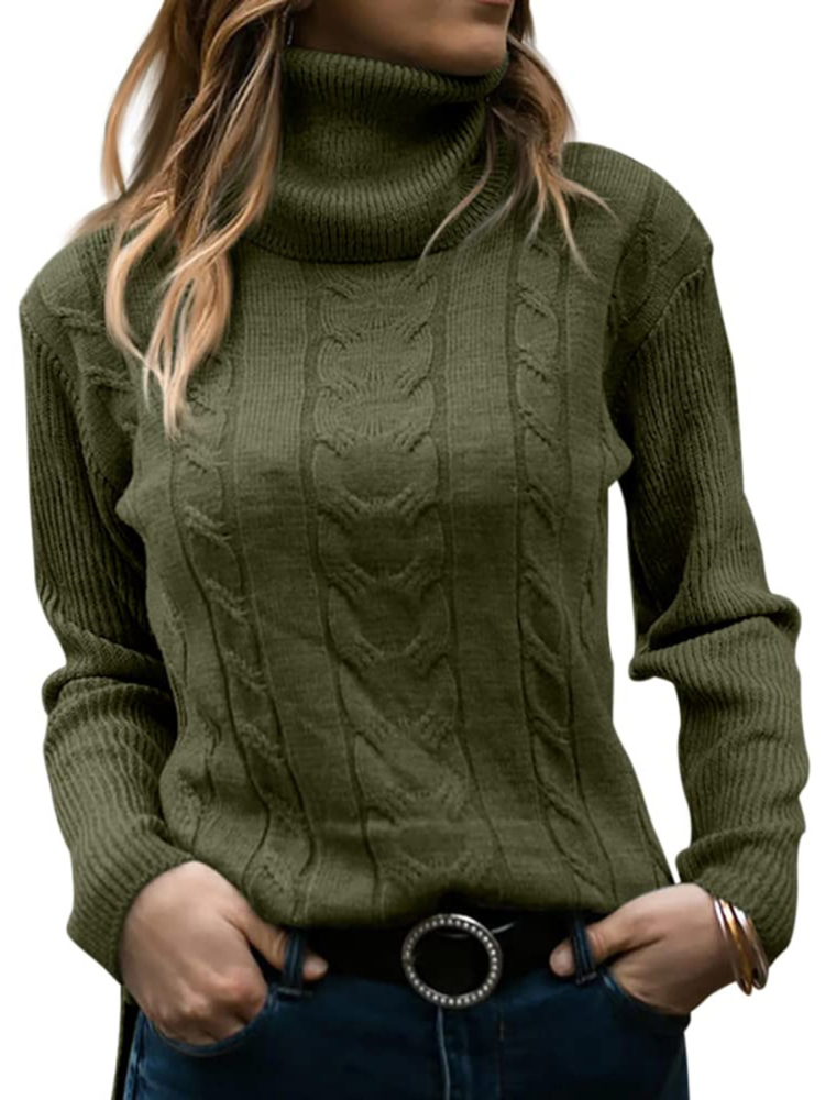 KATE™-PULL À COL ROULÉ (EN VISCOSE DE HAUTE QUALITÉ)