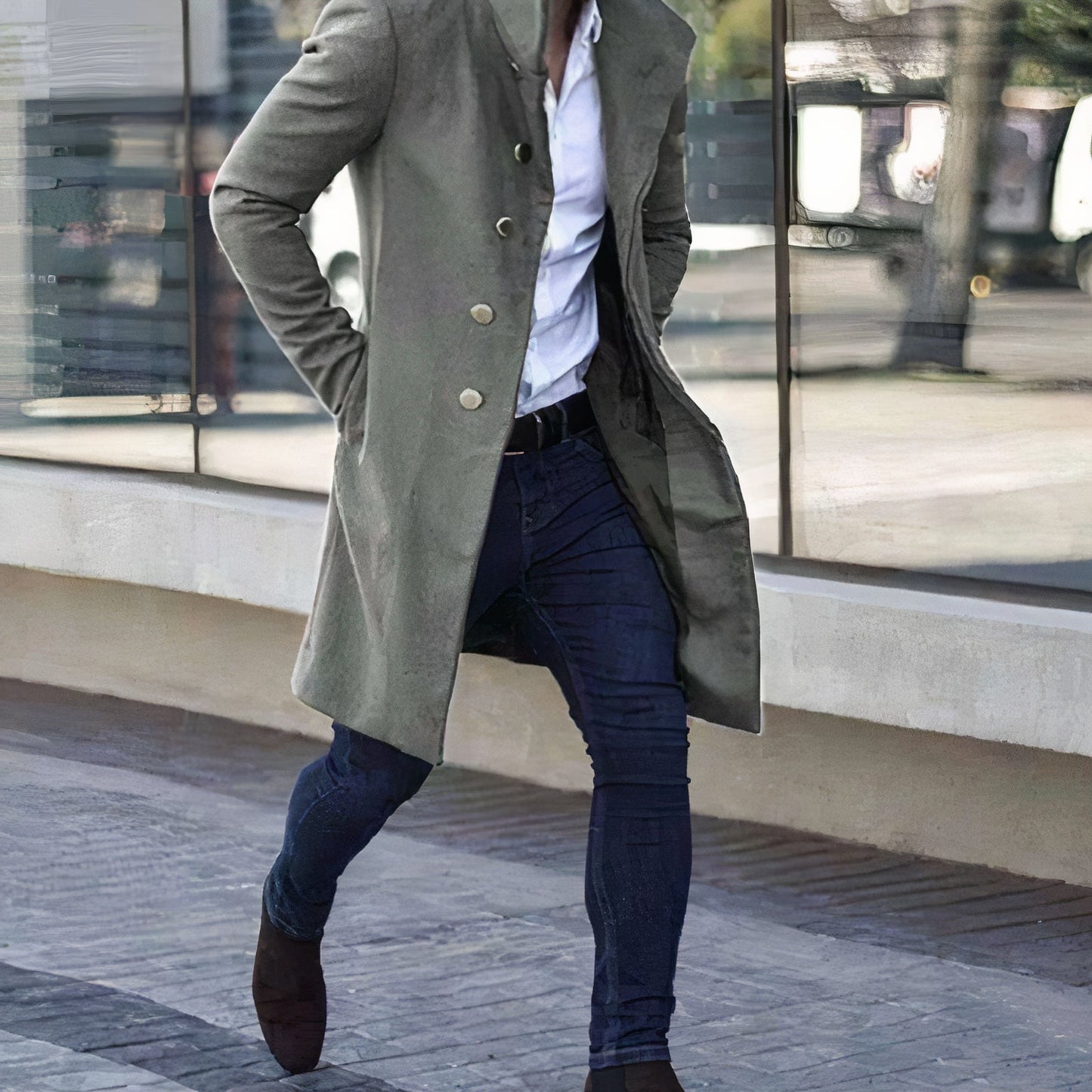 Alex - Trench-coat homme à la mode