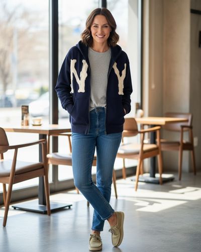 Jemma | Hoodie Femme NY Classic Chic et Confortable