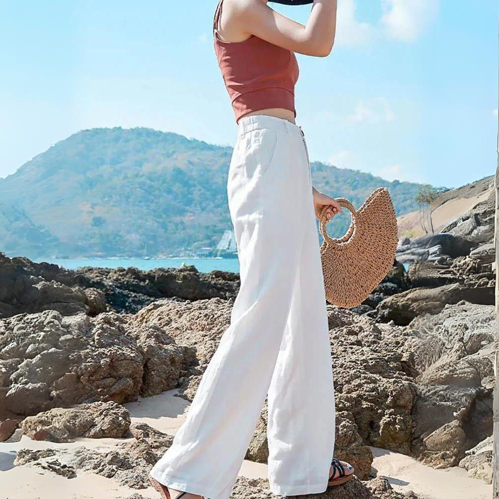 Kaitlyn - Pantalon et lin