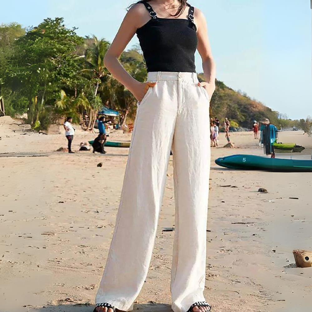 Kaitlyn - Pantalon et lin