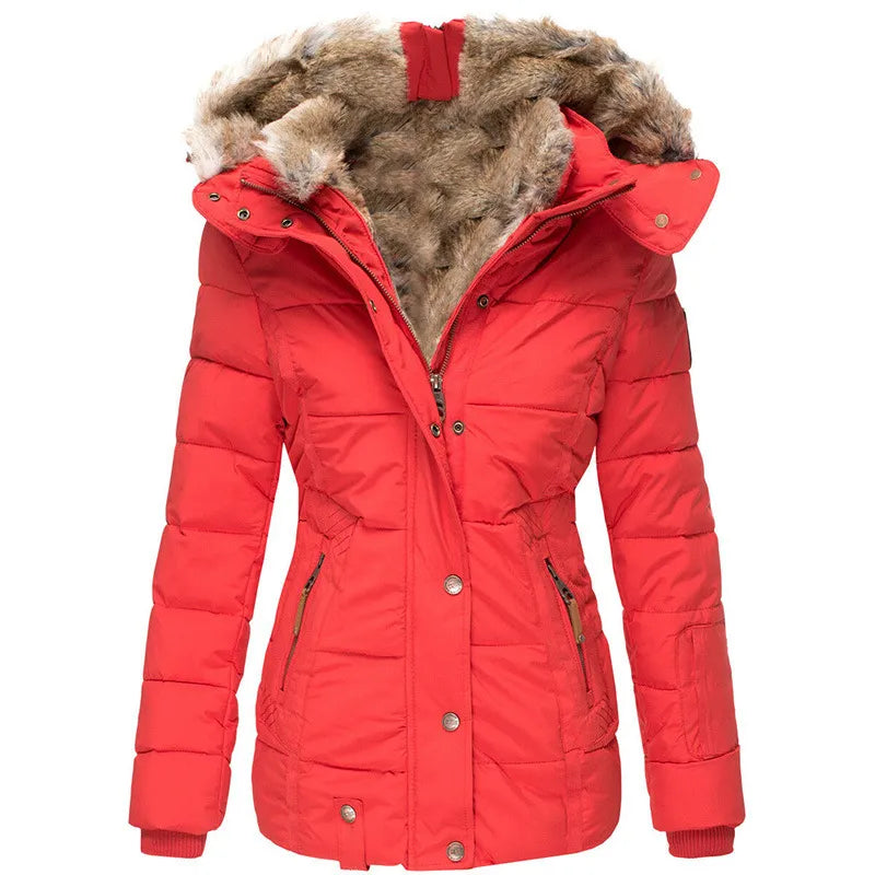 Aiyana | Manteau d'hiver chaud doublé de fourrure