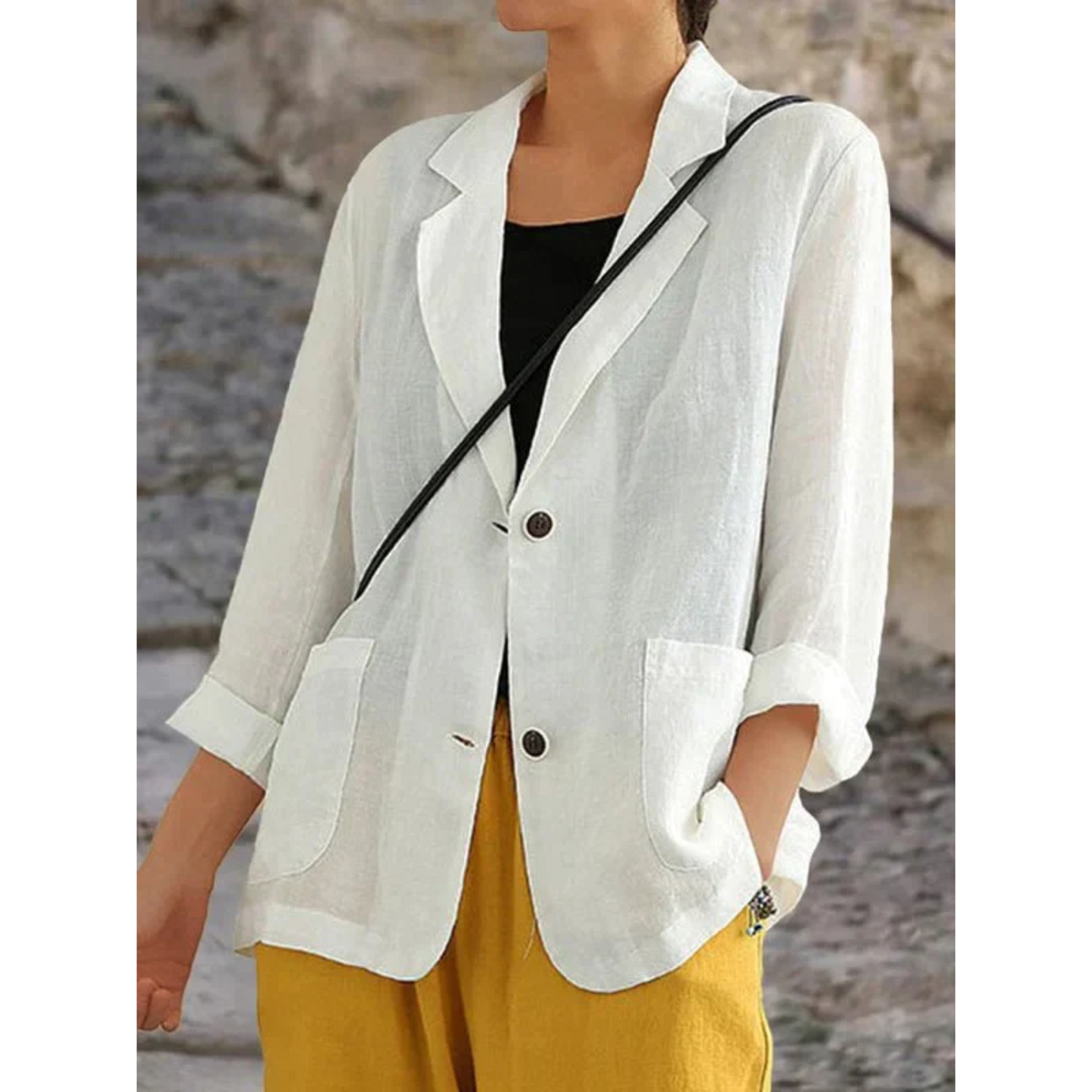 Esmée | Blazer en lin pour femme