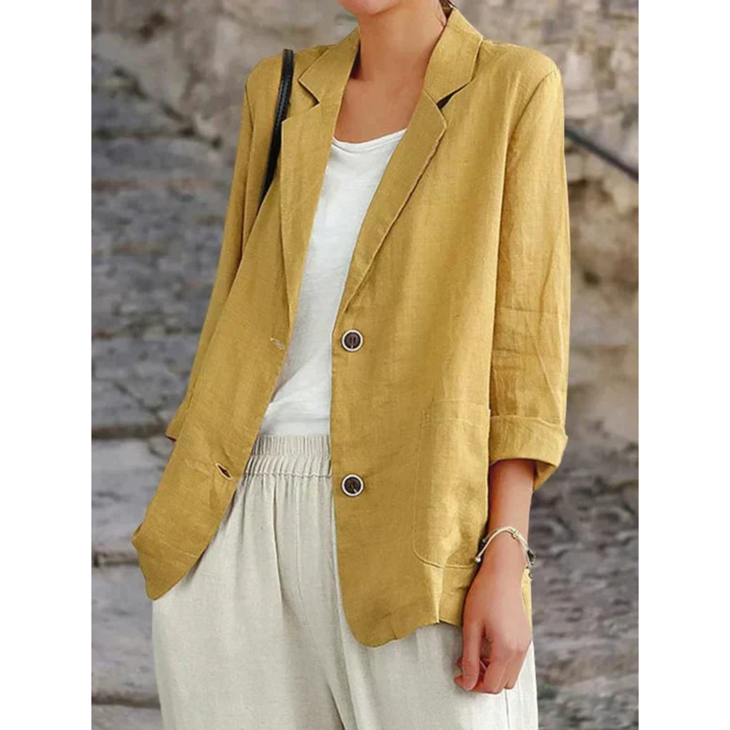Esmée | Blazer en lin pour femme