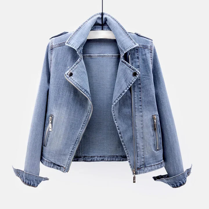 Loren - veste denim décontractée pour femme