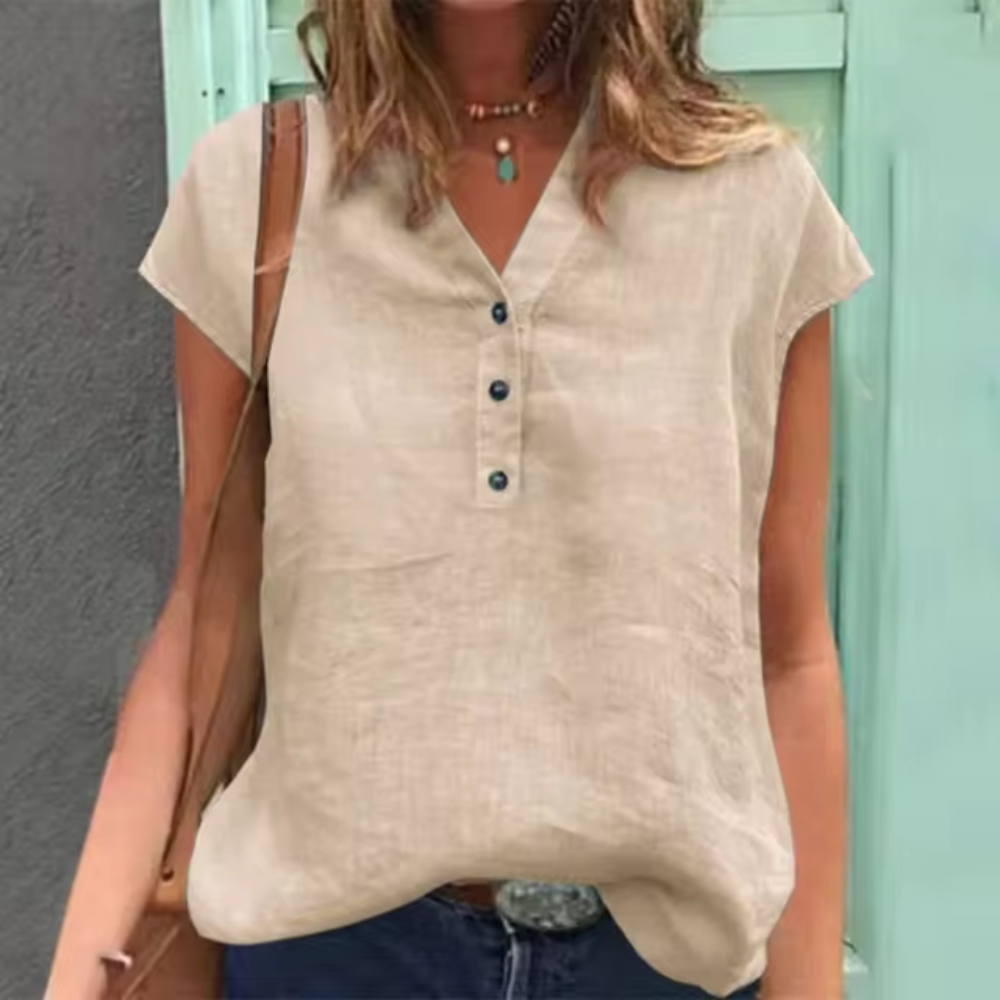 Lydia - Blouse d'été oversize vintage