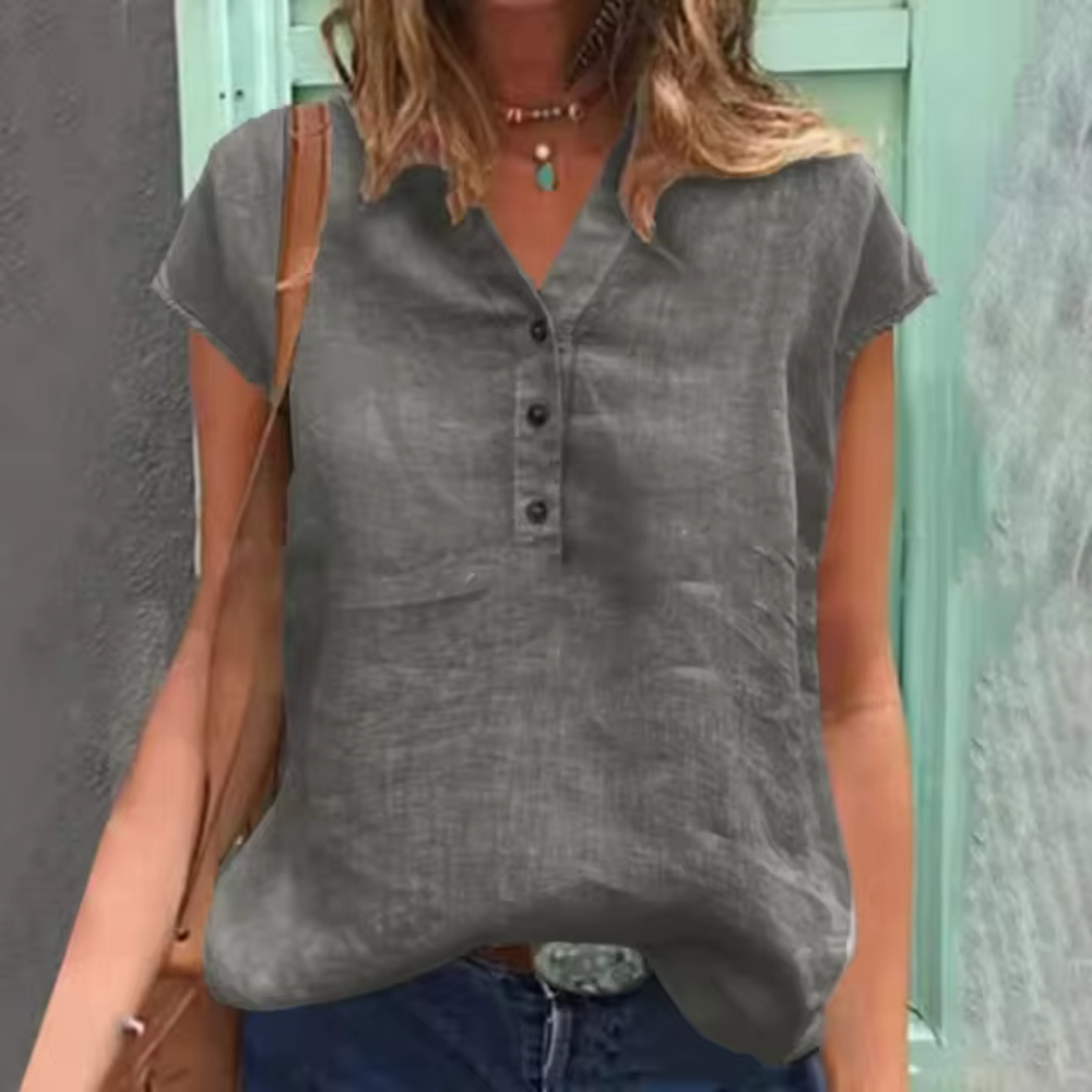 Lydia - Blouse d'été oversize vintage