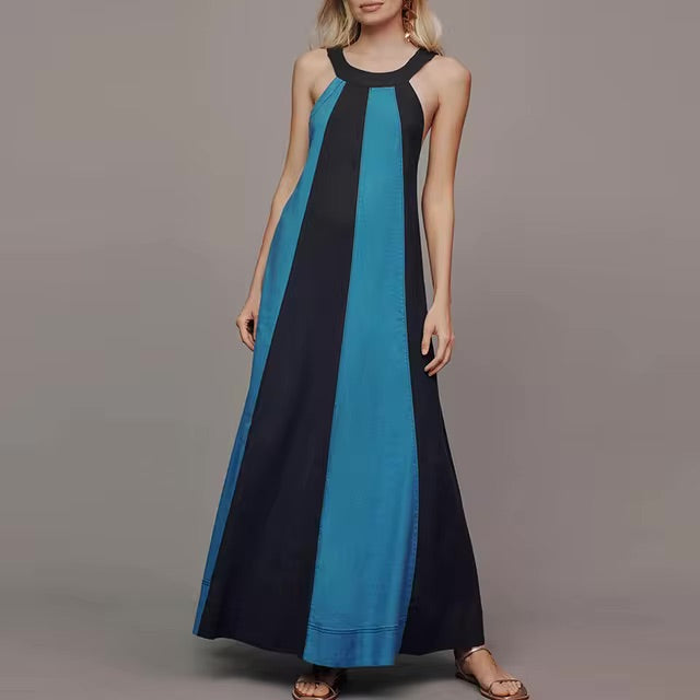 Margret - Élégante robe contrastée