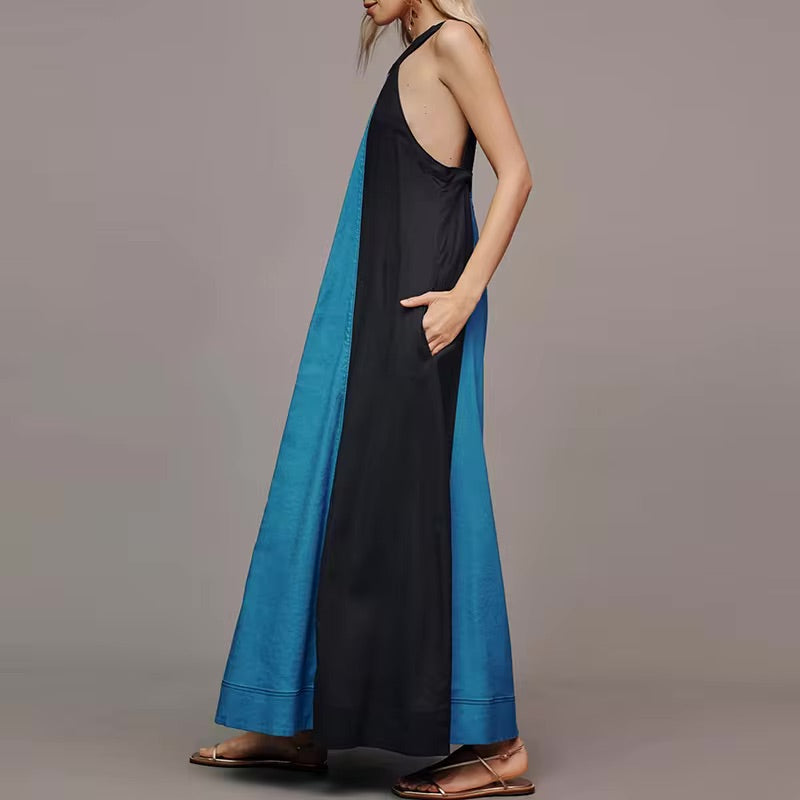 Margret - Élégante robe contrastée