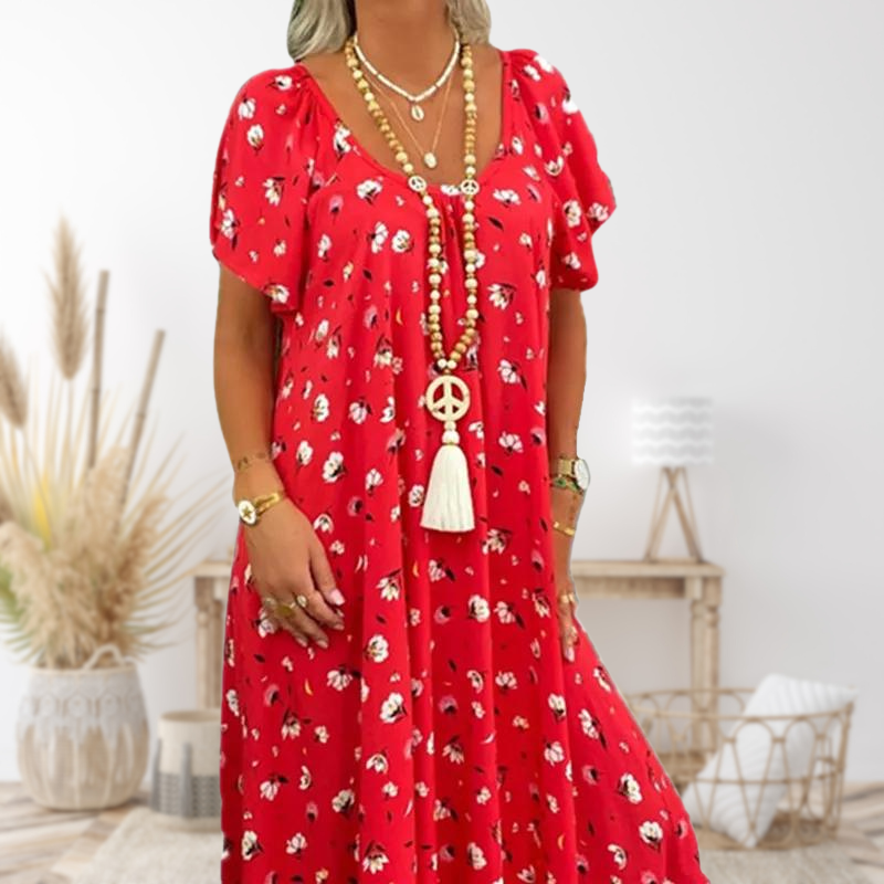 Marina - Robe longue bohème classique