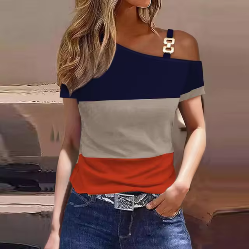 Mia - T-shirt ample à manches courtes