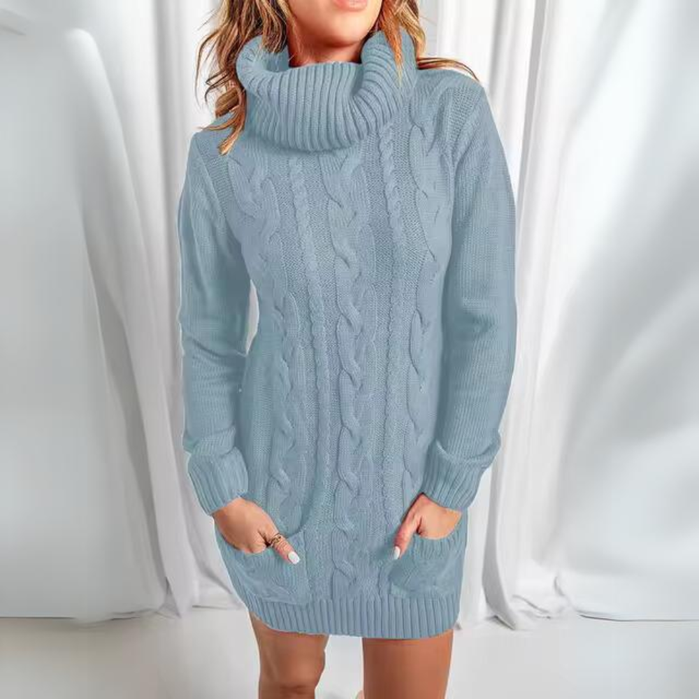 Mireille - Comfotbale Robe col rond Pull