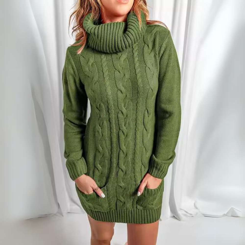 Mireille - Comfotbale Robe col rond Pull